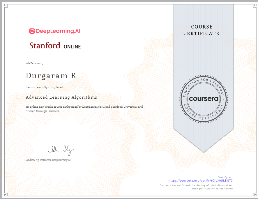 Advanced Learning