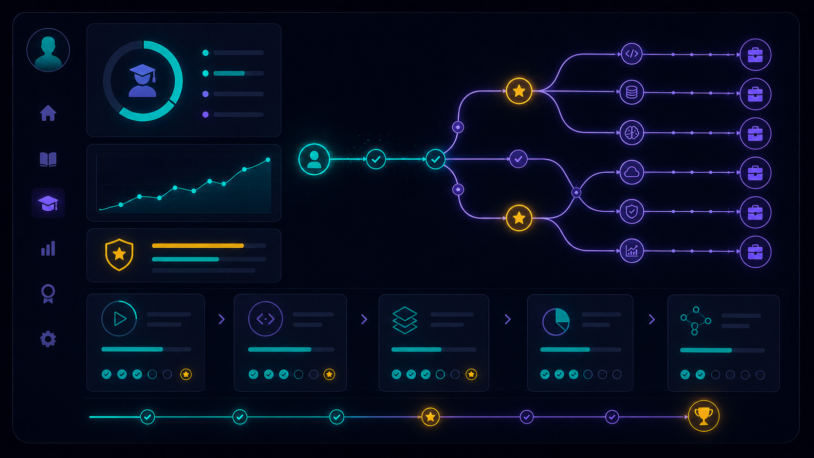 Profectus LMS — career path learning management platform